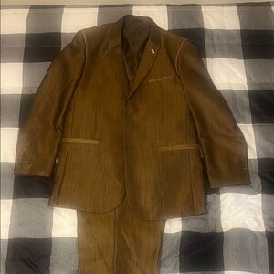 Men's Gold Blazer Suit